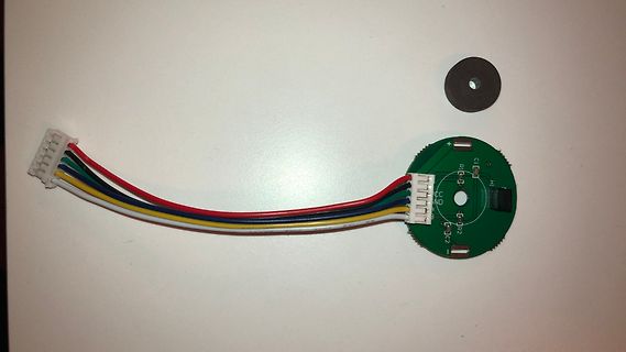 Leiterplatte mit Kabelanschluss und Stecker