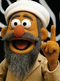 Puppenfigur mit Bart und Turban