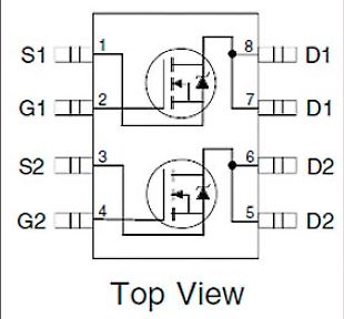 Schaltplan eines MOSFET-Moduls