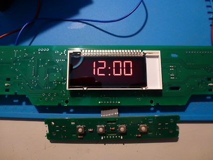 Leiterplatte mit LCD-Display und Tastenmodul