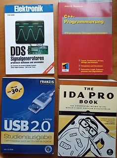 Bücher über Elektronik, C++ Programmierung und USB 2.0