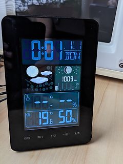 Digitaler Wetterstation mit Display