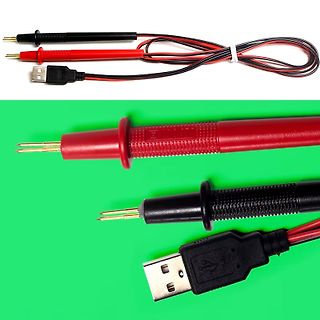 USB-Messkabel mit Messspitzen