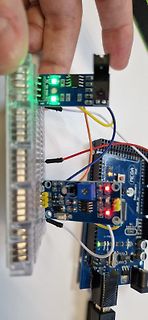 Elektronikaufbau mit Arduino Mega und Sensormodulen