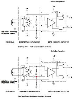 Schaltpläne für Disc/Tape Phase-Modulated Readback Systeme