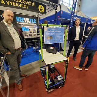 Messeauftritt von Beevatec mit Logistik-Lösungen
