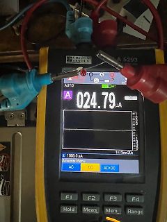 Digitalmultimeter Messung von Mikroampere