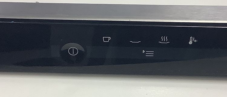 Bedienfeld eines Küchengeräts mit Symbolen