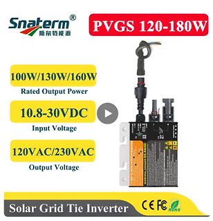 Werbebild eines Solar Grid Tie Inverters