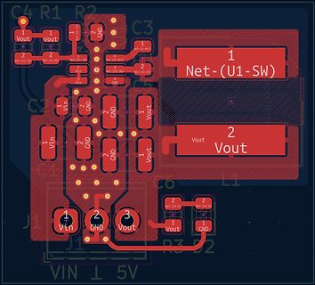 PCB-Layout einer Leiterplatte