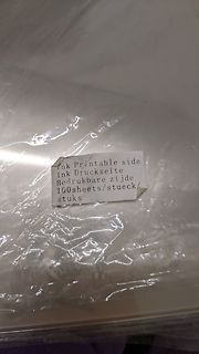 Etikett auf einer Kunststoffverpackung