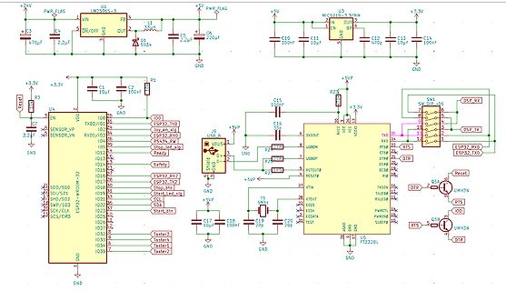 Schaltplan mit ESP32 und FT232BL