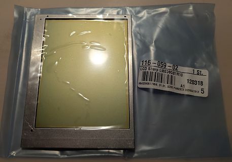 LCD Display in Plastikverpackung