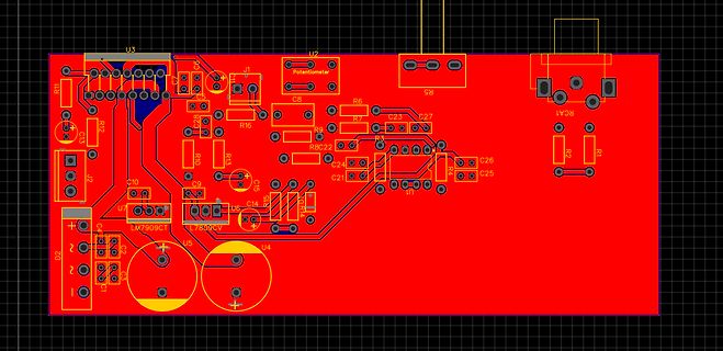 PCB-Layout einer Leiterplatte