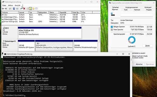 Windows Fehlermeldung Datenträgerfehler
