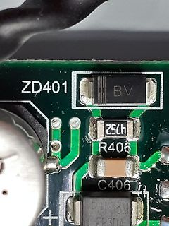 Makroaufnahme einer Leiterplatte mit SMD-Bauteilen