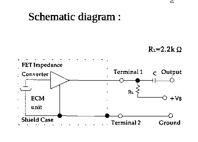 Schaltplan eines FET Impedance Converters