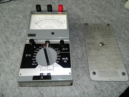 Analogmultimeter und technische Daten