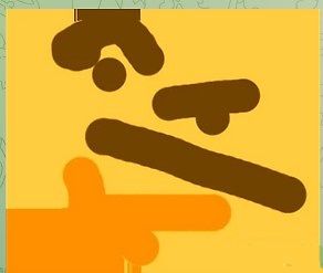 Abstrakte Grafik oder Meme