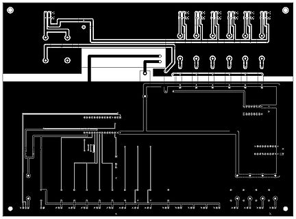 Leiterplatten-Layout einer Platine