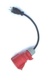 Stromkabel mit Stecker und Kupplung