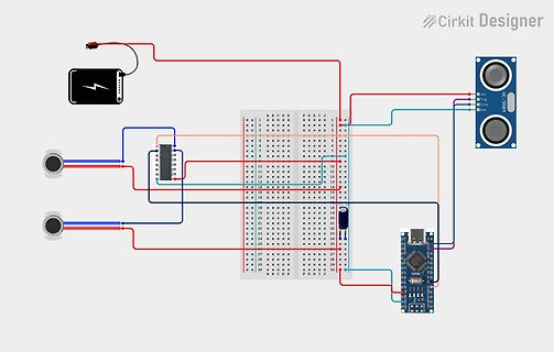 Virtueller Aufbau mit Arduino, Breadboard und Lautsprechern