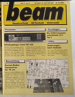 Seite aus der Zeitschrift beam Amateurfunk