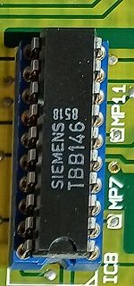 Siemens TBB146 integrierter Schaltkreis auf Leiterplatte