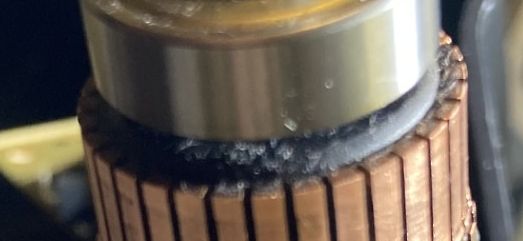 Nahaufnahme eines Elektromotors oder Generators