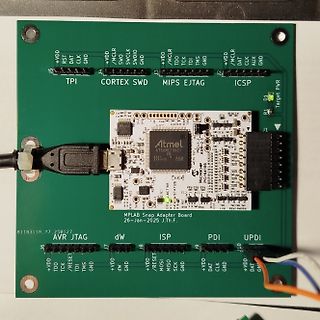MPLAB Snap Adapter Board mit Atmel ATSAME70N21