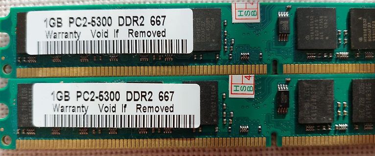 Zwei DDR2 RAM Module