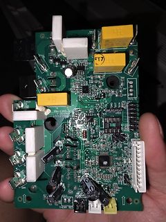 Leiterplatte mit elektronischen Bauteilen