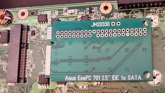 Adaptermodul JM20330 Asus EeePC 701 IDE zu SATA