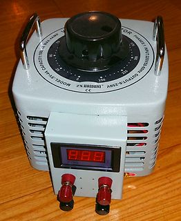 Variac Spannungsregler mit Digitalanzeige