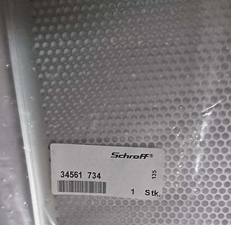 Etikett auf Verpackung