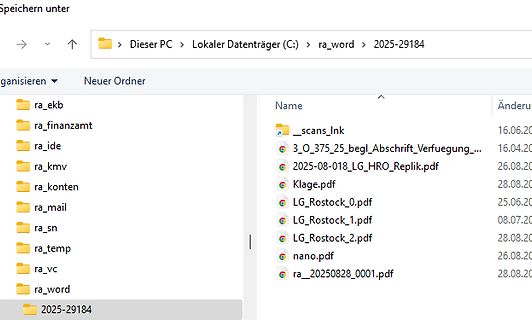 Windows Explorer Dateimanager Ansicht