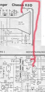 Ausschnitt eines Schaltplans