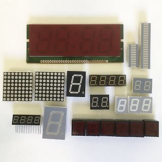 Verschiedene LCD- und LED-Anzeigenmodule