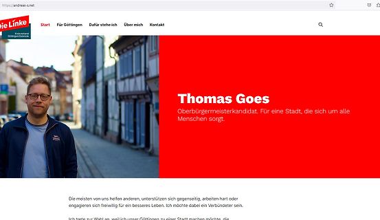 Website von Thomas Goes