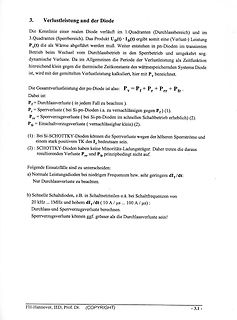 Text über Verlustleistung einer Diode