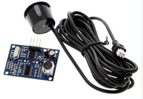 Leiterplatte mit Sensor und Kabel