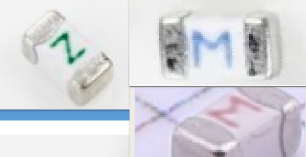 Nahaufnahmen von SMD-Sicherungen