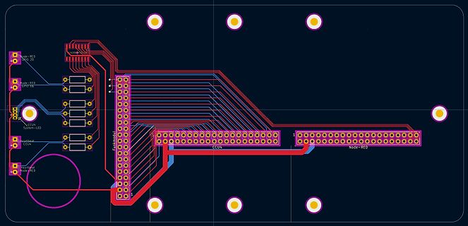 Leiterplatten-Layout einer Platine