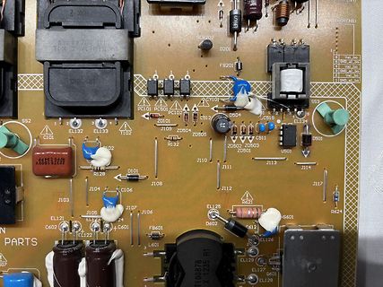 Nahaufnahme einer bestückten Leiterplatte