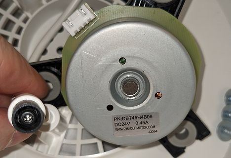 DC-Motor mit Typenschild