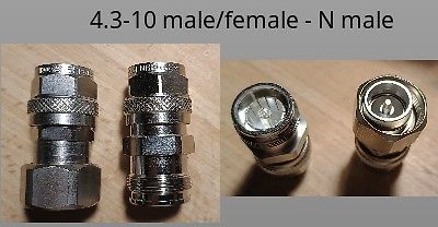 4.3-10 und N-Stecker Koppler