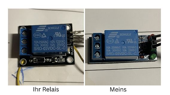 Vergleich zweier Relais-Module