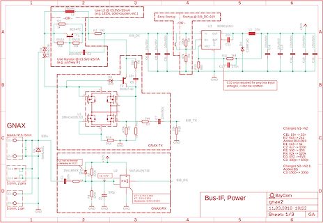 Schaltplan eines elektronischen Geräts