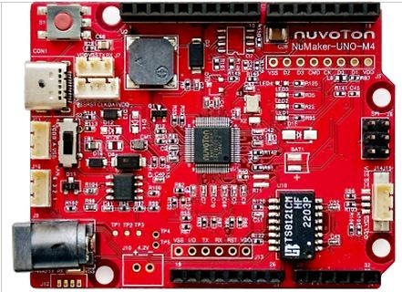 NuMaker-UNO-M4 Mikrocontroller Board