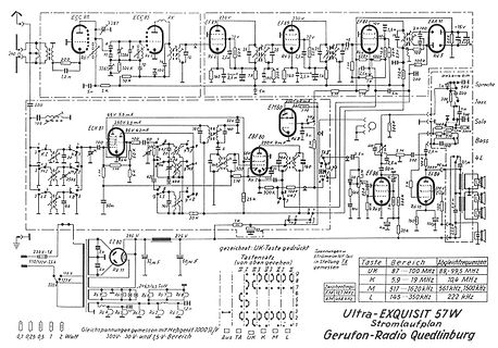 Schaltplan eines Gerufon-Radios